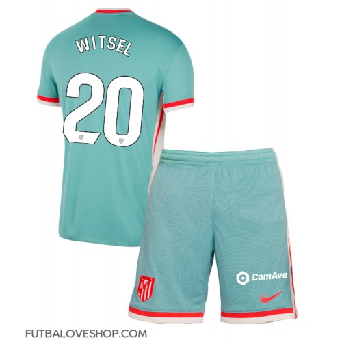 Dres Atletico Madrid Axel Witsel #20 Preč pre deti 2024-25 Krátky Rukáv (+ trenírky)